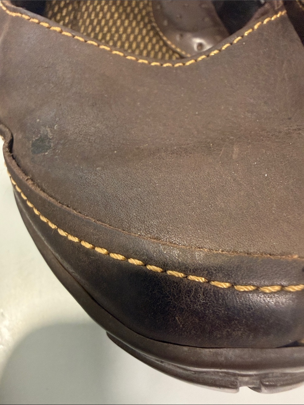 Born Brown Leather Mary Jane Comfort Casual Flats women’s 9 - Picture 9 of 10